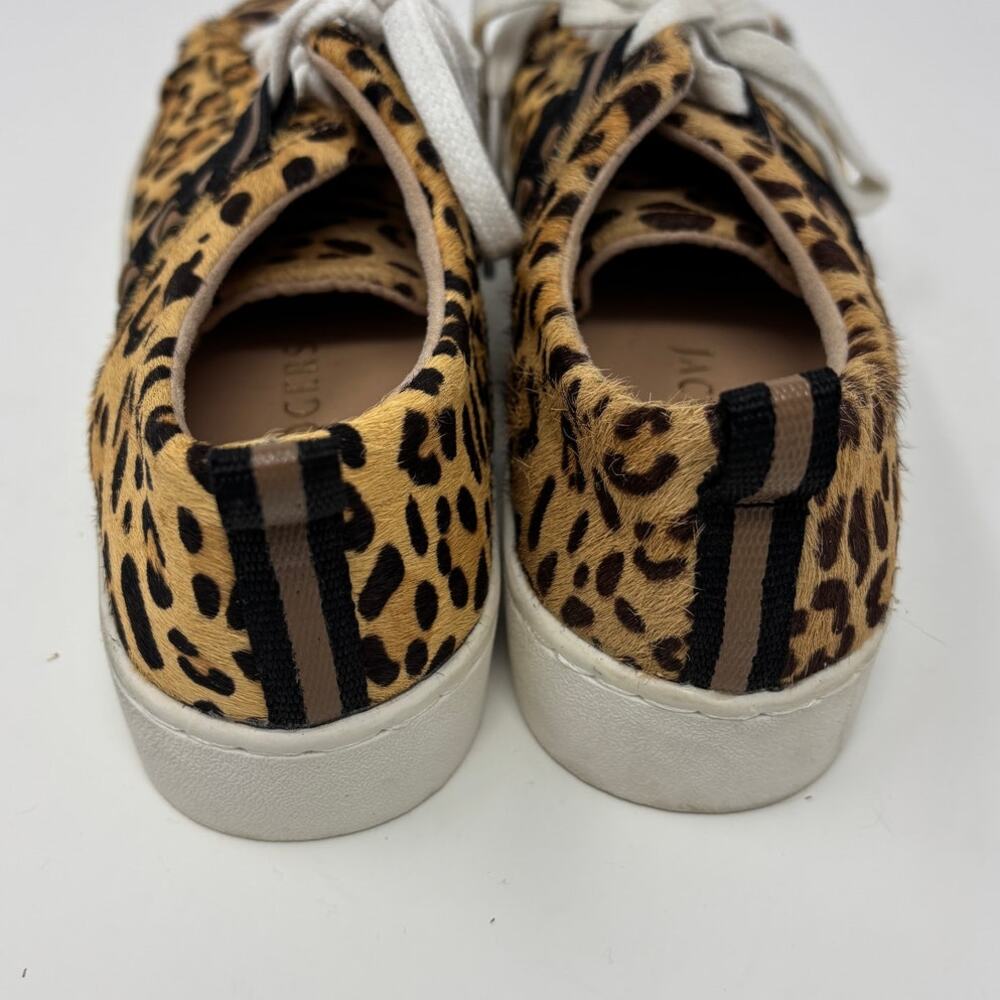 Jack Rogers Ainsley Haircalf Sneakers Leopard Print Size 7 - Picture 3 of 7